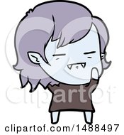 Cartoon Undead Vampire Girl