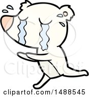 Poster, Art Print Of Cartoon Crying Polar Bear