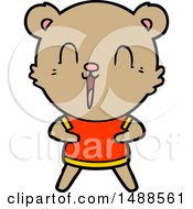 Happy Cartoon Bear