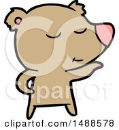 Happy Cartoon Bear