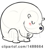 Cute Cartoon Polar Bear