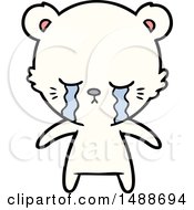 Crying Cartoon Polarbear