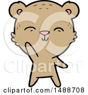 Happy Cartoon Bear