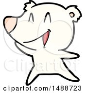 Laughing Polar Bear Cartoon