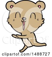 Happy Cartoon Bear