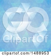 Clipart Of A Geometric Low Poly Background Royalty Free Vector Illustration