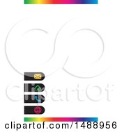 Clipart Of A Business Card Design Royalty Free Vector Illustration