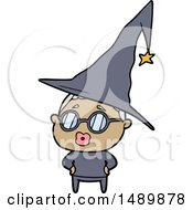 Cartoon Clipart Librarian Woman Wearing Spectacles