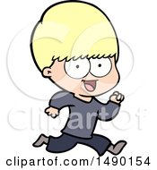 Clipart Happy Cartoon Boy
