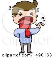 Clipart Cartoon Shouting Man