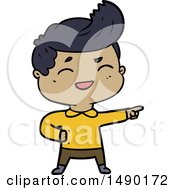 Poster, Art Print Of Cartoon Man Laughing And Pointing