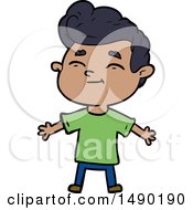 Clipart Happy Cartoon Man