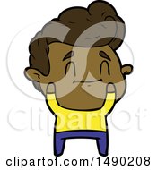 Clipart Happy Cartoon Man