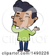 Clipart Happy Cartoon Man