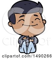 Clipart Happy Cartoon Man