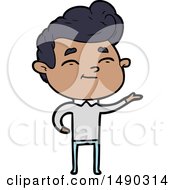 Clipart Happy Cartoon Man