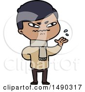 Clipart Cartoon Angry Man