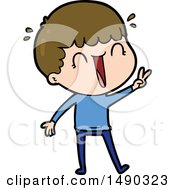 Clipart Laughing Cartoon Man