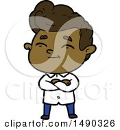 Clipart Happy Cartoon Man