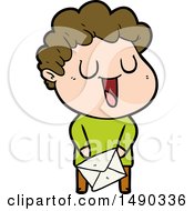 Clipart Laughing Cartoon Man
