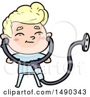 Clipart Happy Cartoon Man