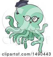 Clipart Cartoon Jellyfish In Love by lineartestpilot