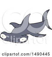 Poster, Art Print Of Cartoon Hammerhead Shark