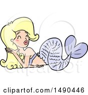 Clipart Cartoon Mermaid by lineartestpilot