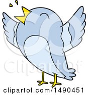 Cartoon Bird by lineartestpilot