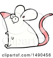 Poster, Art Print Of Cartoon Frightened Mouse