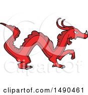 Poster, Art Print Of Cartoon Dragon