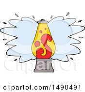Clipart Cartoon Retro Lava Lamp