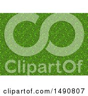 Clipart Of A Green Pixel Noise Background Royalty Free Vector Illustration