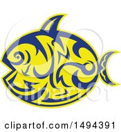 Tribal Styled Sunfish Common Mola