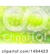 Clipart Of A Watercolor Flower Background Royalty Free Illustration