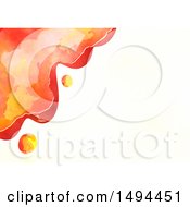 Poster, Art Print Of Watercolor Design On A White Background