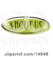 Green About Us Website Button That Could Link To An Information Page On A Site Clipart Illustration by Andy Nortnik