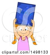 Poster, Art Print Of Girl Holding Up A Fantasy Book