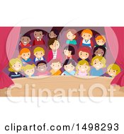 Poster, Art Print Of Stage With A View Of The Crowded Audience