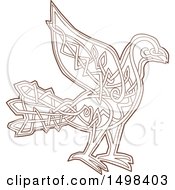 Poster, Art Print Of Celtic Styled Dove