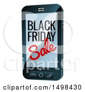 Poster, Art Print Of Black Friday Sale Advertisement On A Smart Phone Screen