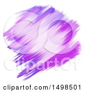 Clipart Of A Painted Puple Watercolor Background Royalty Free Vector Illustration