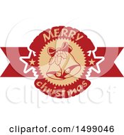 Poster, Art Print Of Merry Christmas Greeting Design With Bells