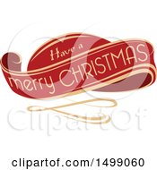 Poster, Art Print Of Merry Christmas Greeting Design