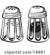 Poster, Art Print Of Salt And Pepper Shakers In A Diner