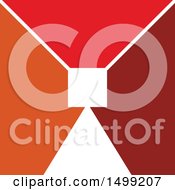 Clipart Of An Abstract Letter A Logo Royalty Free Vector Illustration