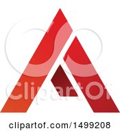 Clipart Of An Abstract Letter A Logo Royalty Free Vector Illustration