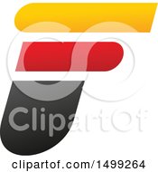 Poster, Art Print Of Abstract Letter F Logo