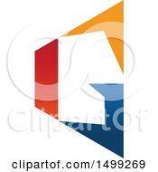 Clipart Of An Abstract Letter G Logo Royalty Free Vector Illustration