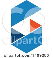 Clipart Of An Abstract Letter G Logo Royalty Free Vector Illustration